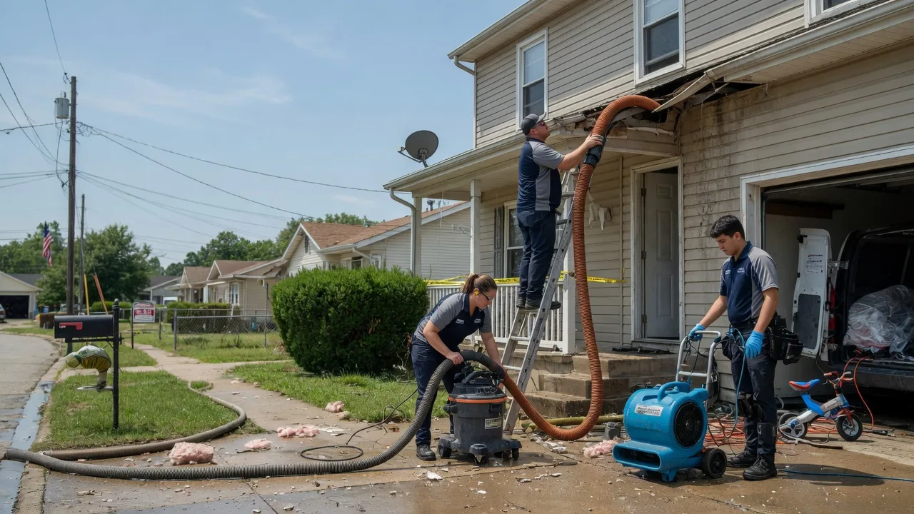 Water Damage Restoration in Potts Camp, MS near me